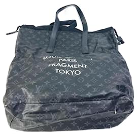 Louis Vuitton-Louis Vuitton Monogram Eclipse Hiroshi Fujiwara Tote Bag-Black