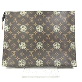 Louis Vuitton-Louis Vuitton M41513 Monogram Christopher Nemeth Rope Clutch Bag-Brown