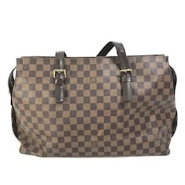 Louis Vuitton-Borsa tote Damier N51119 di Louis Vuitton-Marrone