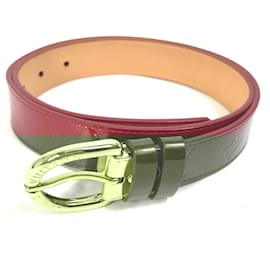 Louis Vuitton-Ceinture Monogram Vernis M6980U de Louis Vuitton-Rouge