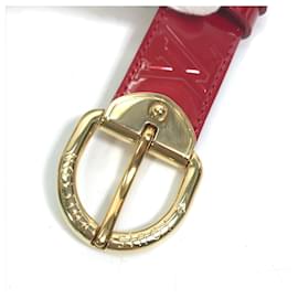 Louis Vuitton-Ceinture Monogram Vernis M6980U de Louis Vuitton-Rouge