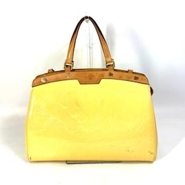 Louis Vuitton-Borsa a mano Monogram Vernis M90108 di Louis Vuitton-Giallo