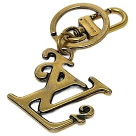 Louis Vuitton-Louis Vuitton MP2715 NIGO Collaboration Bag Charm Key Holder-Golden