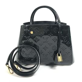 Louis Vuitton-Borsa Louis Vuitton Monogram Vernis-Nero