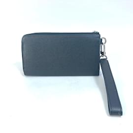 Louis Vuitton-Louis Vuitton M69409 Taiga Long Wallet-Black