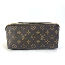 Louis Vuitton-Louis Vuitton Monogram Brush and Spray Pouch Set-Brown