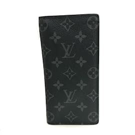 Louis Vuitton-Louis Vuitton Monogram Eclipse Long Wallet-Black