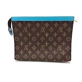 Louis Vuitton-Louis Vuitton Monogram Pouch Clutch Bag-Brown