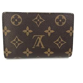 Louis Vuitton-Portafoglio bi-fold Monogram Louis Vuitton-Marrone