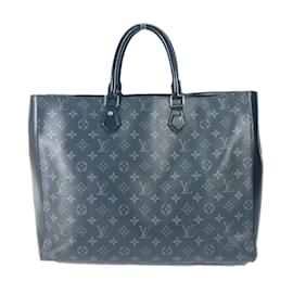 Louis Vuitton-Louis Vuitton Monogram Eclipse Tote Bag-Black