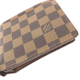 Louis Vuitton-Louis Vuitton N60011 Damier Compact Wallet-Brown