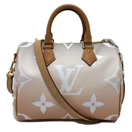 Louis Vuitton-Borsa Duffle Mini Monogramma Gigante Gradiente Louis Vuitton-Rosa