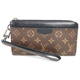 Louis Vuitton-Louis Vuitton Monogram Macassar Long Wallet-Brown