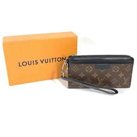 Louis Vuitton-Louis Vuitton Monogram Macassar Long Wallet-Brown