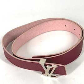 Louis Vuitton-Ceinture en cuir Louis Vuitton M6117W-Rose