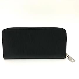 Louis Vuitton-Louis Vuitton Epi Zip Around Long Wallet-Black