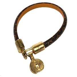 Louis Vuitton-Louis Vuitton M6442F Monogram Bangle Bracelet-Brown