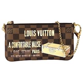 Louis Vuitton-Borsa Accessorio Damier Louis Vuitton-Marrone