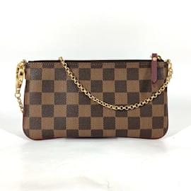 Louis Vuitton-Borsa Accessorio Damier Louis Vuitton-Marrone