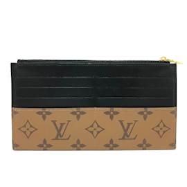 Louis Vuitton-Pouch per carte Monogram Reverse M80390 Louis Vuitton-Marrone