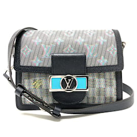 Louis Vuitton-Borsa a spalla in pelle blu Louis Vuitton M55454-Blu