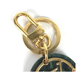 Louis Vuitton-Louis Vuitton MP2722 Green Marble Keyring-Green