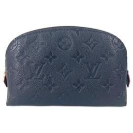 Louis Vuitton-Pochette per il trucco Monogram Empreinte Louis Vuitton-Blu navy