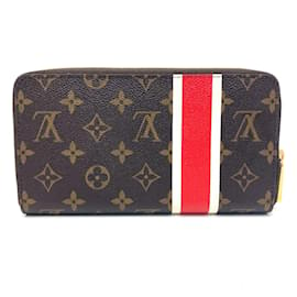 Louis Vuitton-Louis Vuitton Monogram Zippy Organizer Long Wallet-Brown