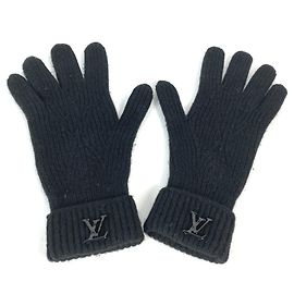 Schwarze Handschuhe Louis Vuitton M77960 Schwarz