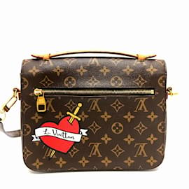 Louis Vuitton-2WAY Handtasche Patchies M43991 von Louis Vuitton-Braun