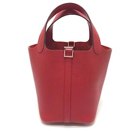 Hermès-Bolsa Hermès em Rouge Kazak Red-Vermelho