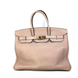 Hermès-Borsa in pelle rosa Hermes-Rosa