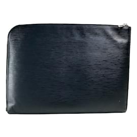 Louis Vuitton-Louis Vuitton Epi Clutch Bag-Black