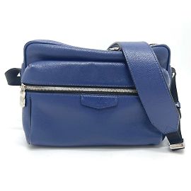 Louis Vuitton M33437 Taiga Messenger Shoulder Bag Blue