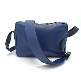 Louis Vuitton-Louis Vuitton M33437 Taiga Messenger Shoulder Bag-Blue