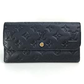 Louis Vuitton-Portafoglio lungo Monogram Empreinte Louis Vuitton-Blu navy