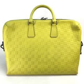 Louis Vuitton-Louis Vuitton N41391 Damier Infini 2WAY Shoulder Bag-Yellow