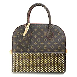 Louis Vuitton-Louis Vuitton Monogram Studs Handtasche M41234-Braun