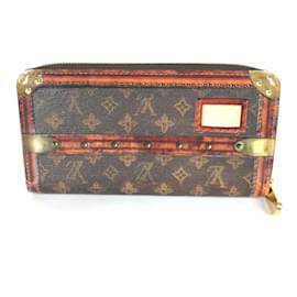 Louis Vuitton-Portafoglio lungo Monogram Trunk di Louis Vuitton-Marrone