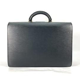 Louis Vuitton-Louis Vuitton Epi Hand Bag Business Bag-Black