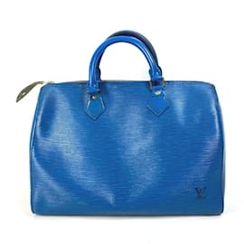 Louis Vuitton-Borsa a mano Duffle Epi Louis Vuitton-Blu