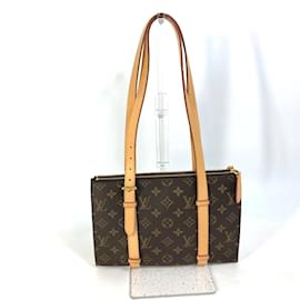 Louis Vuitton-Borsa a Spalla Monogram Louis Vuitton-Marrone