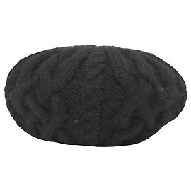 Beret de alpaca Jamie da Eugenia Kim em lã preta Preto