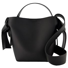 Musubi Mini Crossbody - Acne Studios - Nero - Pelle Nero