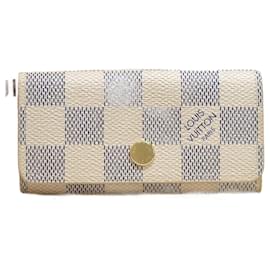 Louis Vuitton-Louis Vuitton Damier Azur Key Case N60386-Brown