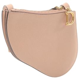 Dior-Sac à bandoulière en cuir Dior Saddle Triple Zip en très bon état-Marron