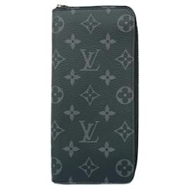 Louis Vuitton-Louis Vuitton Long Wallet Monogram Eclipse-Black,Monogram