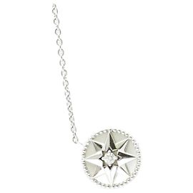 Collar Péndulo ROSE DES VENTS de Christian Dior Plata