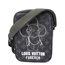 Borsa a Spalla Louis Vuitton Monogram Eclipse Vivienne M43677 Danube PM Nero