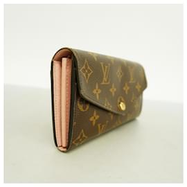 Louis Vuitton-Louis Vuitton Long Wallet Monogram Portefeuille Sarah M62235-Pink